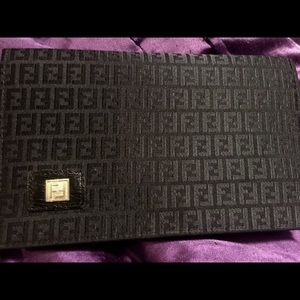 Vintage Black Fendi Clutch